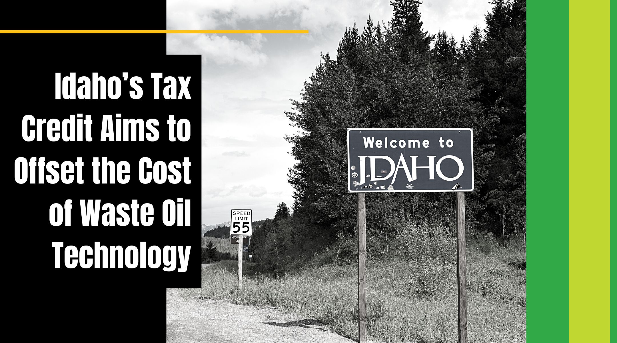 Idaho’s Tax Credit Aims to Offset the Cost of Waste Oil Technology