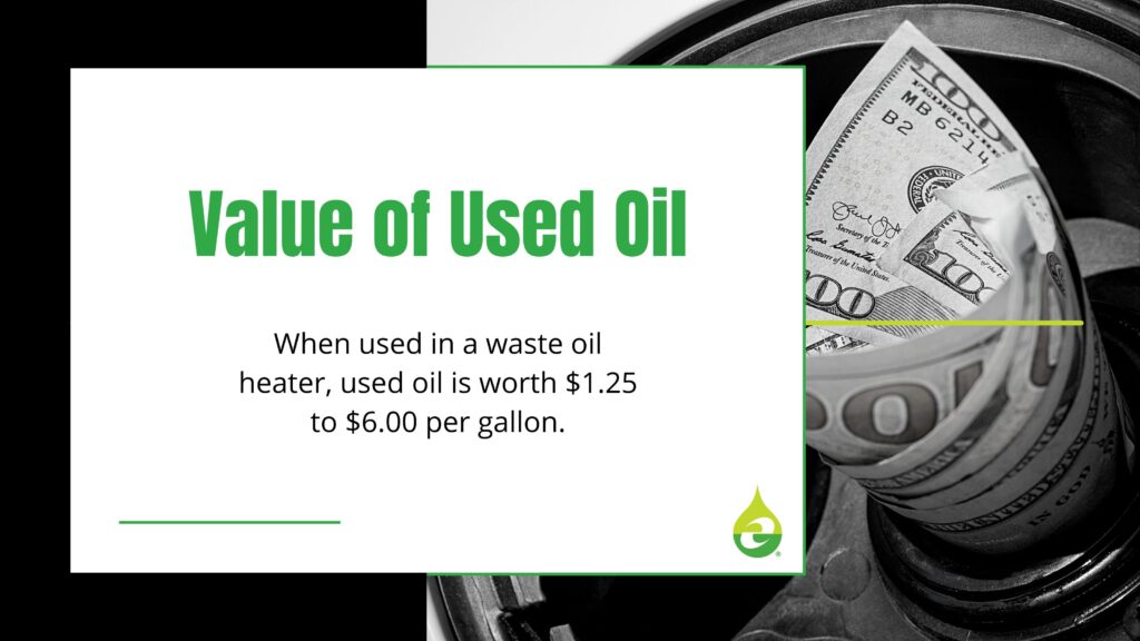 Value of Used Oil