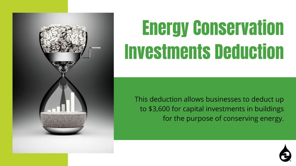 Energy Conservation Investments Deduction