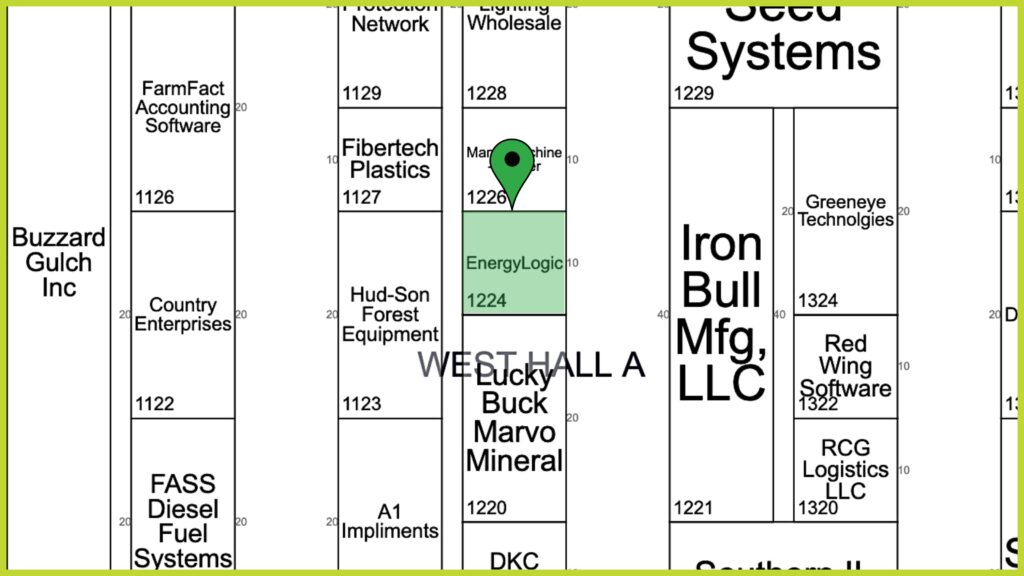 Map of National Farm Machinery Show