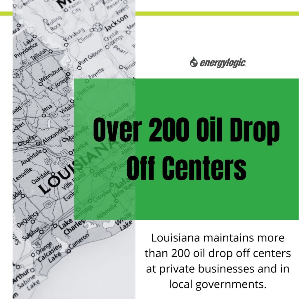 Over 200 Oil Drop Off Centers