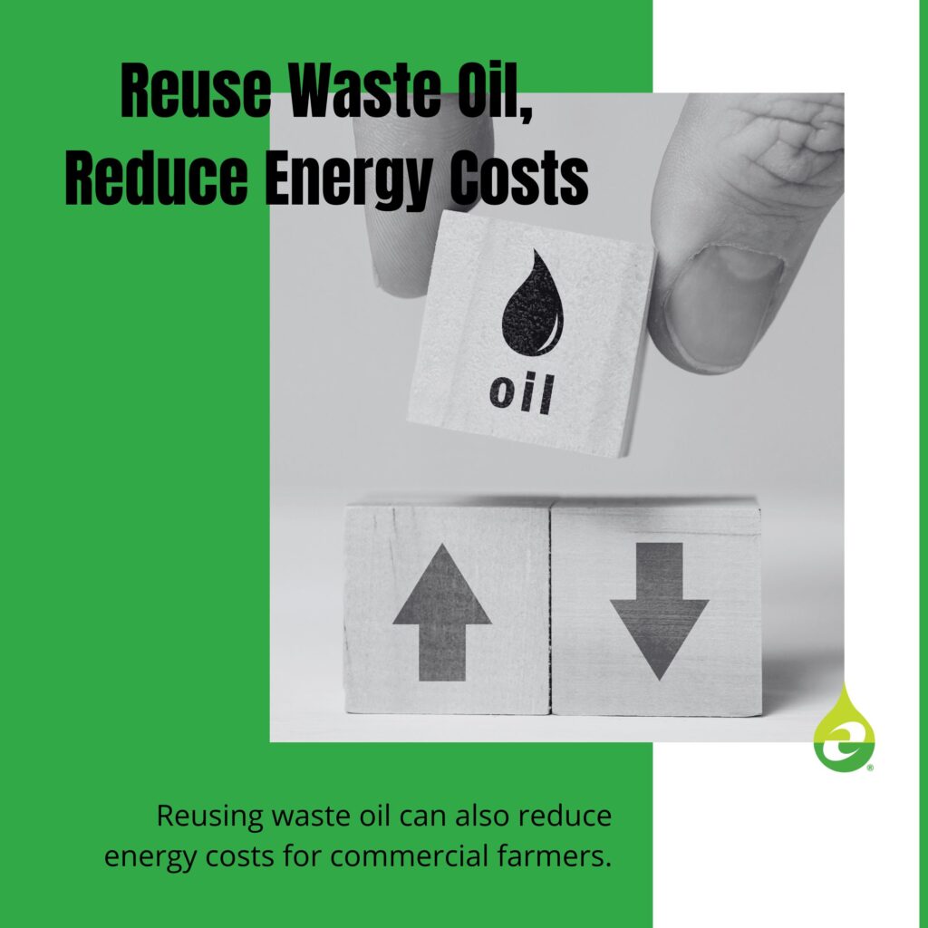Reuse Waste Oil, Reduce Energy Costs